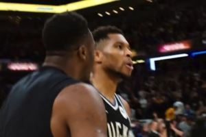 字母哥绝杀后冲客场球迷连续拇指向下 字母哥哥赶紧用希腊语制止